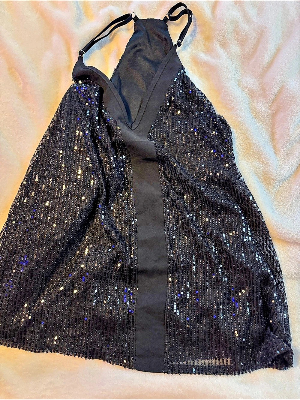 Black Sequin Camisole Like New